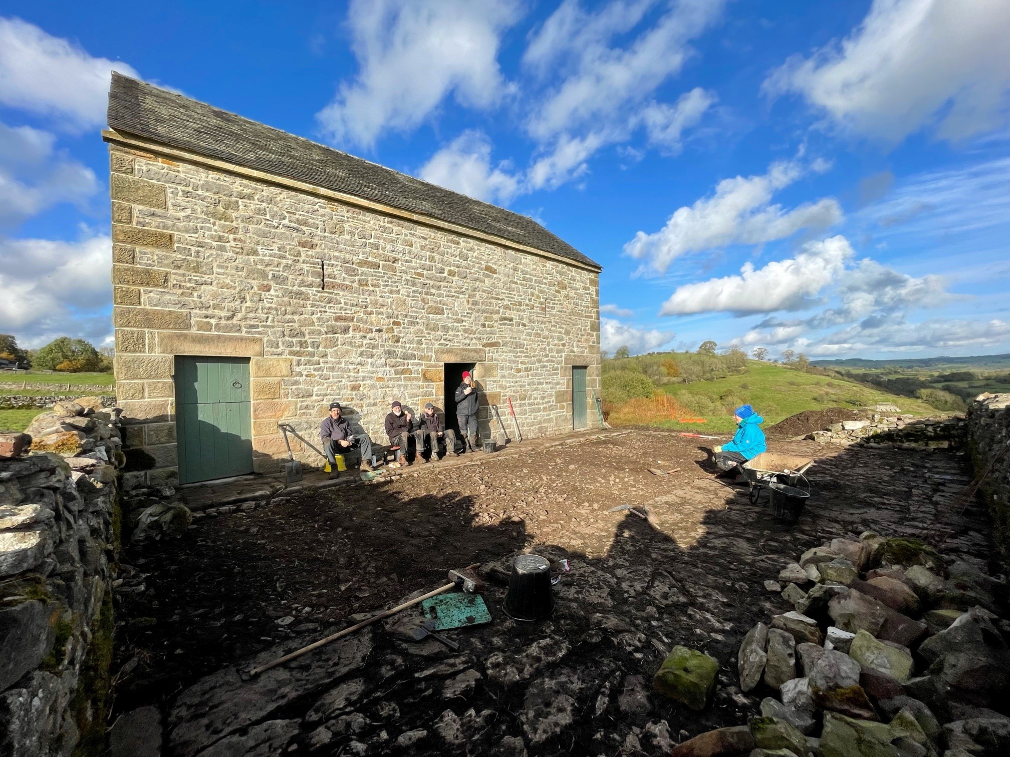 Hobcroft Barn restored by our project