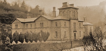 Errwood Hall as it used to look
