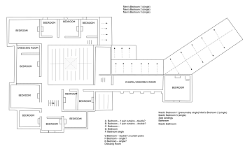 Bedrooms floorplan