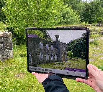 Errwood Hall app on phone screen