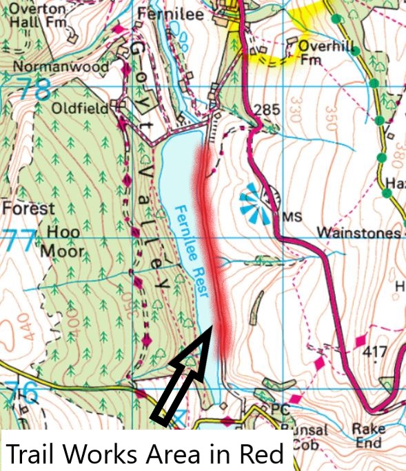 Fernilee Works OS Map